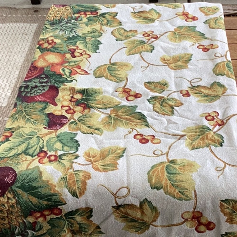 Festive Fall Table Cloth - Picture 3 of 3